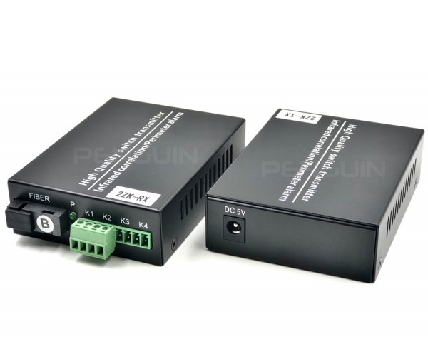 2 CH Dry Contact (Relay Switch) Fiber Converter SM / MM 20KM